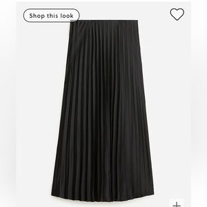 J. Crew Pleated Pull-on Midi Skirt